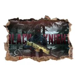 Sticker Mural Fortnite : Chevalier Noir