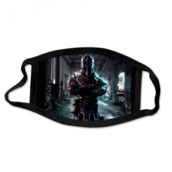Masque Fortnite Coton : Chevalier Noir