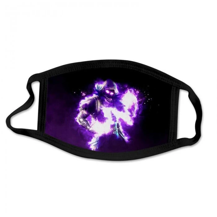 Masque Fortnite Coton : Corbeau Énérgie