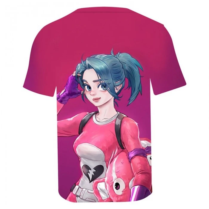 T-shirt Ours Rose Fortnite â Image 2