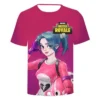 T-shirt Ours Rose Fortnite