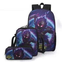 Sac à Dos + Sacoche + Trousse : Corbeau