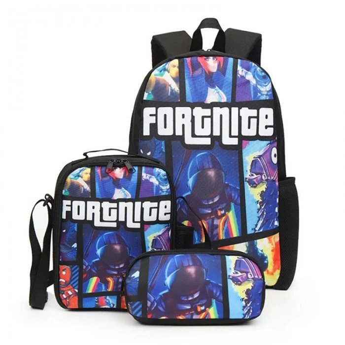 Sac à Dos + Sacoche + Trousse : Fortnite