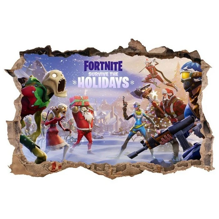 Sticker Mural Fortnite : Survive The Holidays