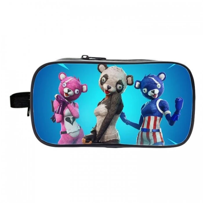 Trousse Fortnite : Ours Rose, Panda Et Ours Bleu