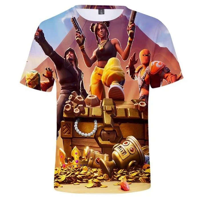 T-shirt Fortnite : Coeur Noir X Ambre X Hybride