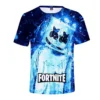 T-shirt Fortnite : Marshmello Électrique