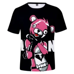 T-shirt Fortnite : Ours Rose