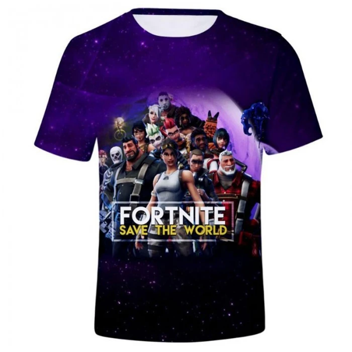 T-shirt Fortnite Sauver Le Monde